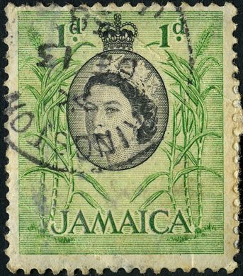 Jamaica - 1956 - Definitiva Cana de Acucar - 1D