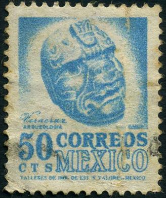 Mexico - 1950 - Arquitetura e Arqueologia Veracruz - 50C