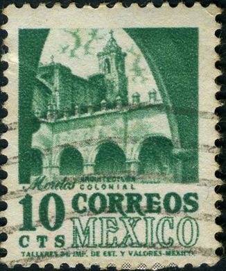 Mexico - 1950 - Arquitetura e Arqueologia Morelos - 10C