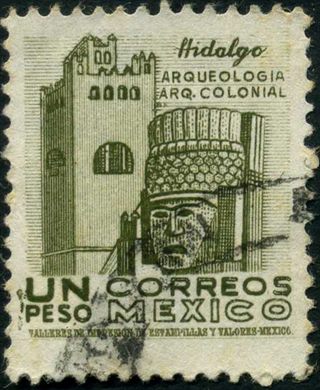 Mexico - 1950 - Arquitetura e Arqueologia Hidalgo - 1P