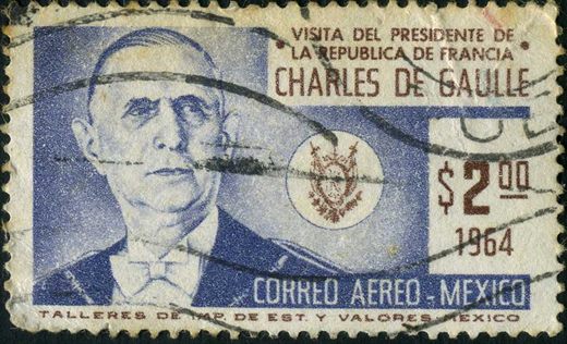 Mexico - 1964 - Visita del Presidente Charles de Gaulle - 2P