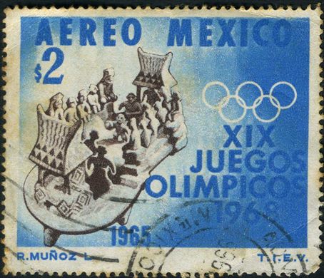 Mexico - 1965 - XIX Juegos Olimpicos 1968 - 2P