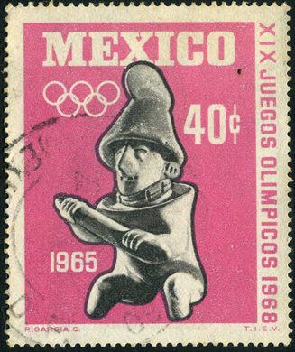 Mexico - 1965 - XIX Juegos Olimpicos 1968 - 40C