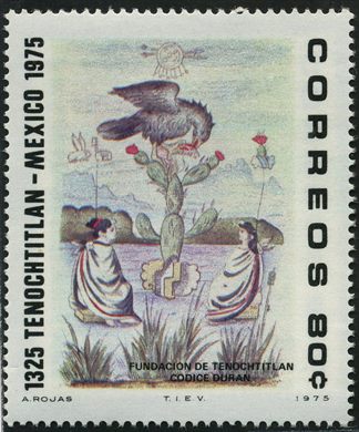 Mexico - 1975 - Fundacao de Tenochtitlan - 80C