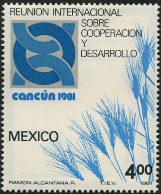 Mexico - 1981 - Reuniao Internacional Cooperacao e Desenvolvimento Cancun - 4.00P