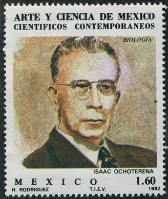 Mexico - 1982 - Arte y Ciencia Cientificos Contemporaneos Isaac Ochoterena - 1.60P