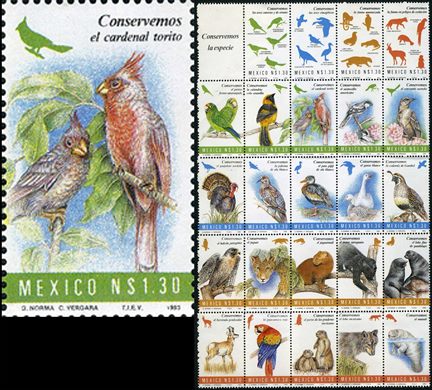 Mexico - 1993 - Conservemos a Especie Cardenal Torito - 1.30NP