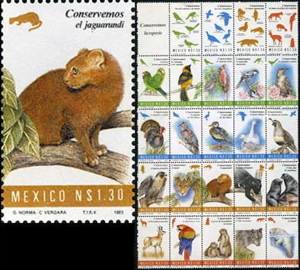 Mexico - 1993 - Conservemos a Especie Jaguarundi - 1.30NP