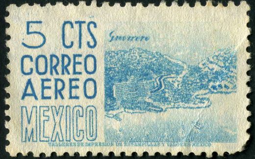 Mexico - Sem Data - Correo Aereo Guerrero Acapulco - 5C