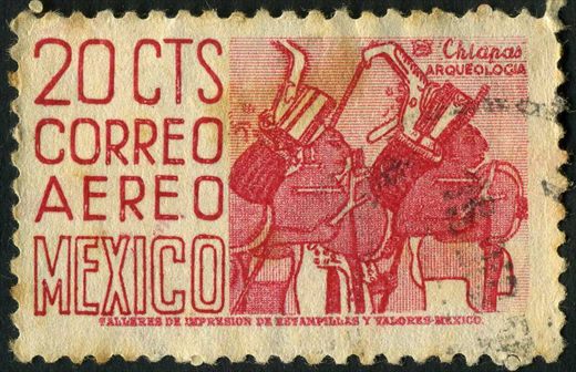 Mexico - Sem Data - Correo Aereo Chiapas Arqueologia - 20C
