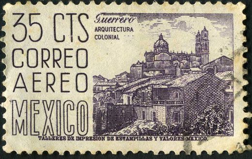 Mexico - Sem Data - Correo Aereo Guerrero Arquitectura Colonial - 35C