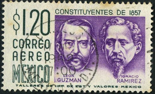 Mexico - Sem Data - Correo Aereo Constituyentes de 1857 - 1.20P