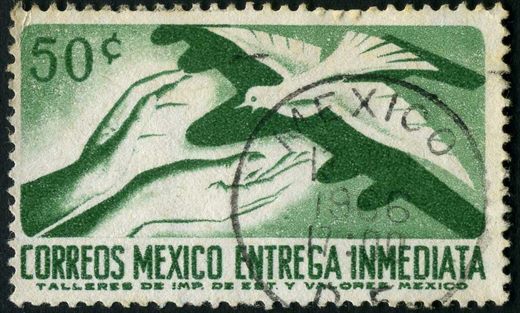 Mexico - Sem Data - Entrega Inmediata Mao e Pomba - 50C