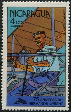 Nicaragua - 1978 - 75 Aniversario Irmaos Wright Orville Wright - 4C
