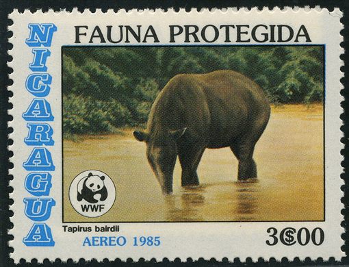 Nicaragua - 1985 - Fauna Protegida WWF Anta - 3C00