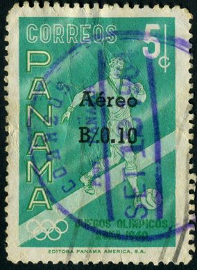 Panama - 1960 - Jogos Olimpicos Roma Sobrecarga Aereo - B0.10