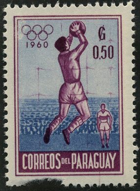 Paraguai - 1960 - Olimpicos Roma - Basquetebol - 0.50G