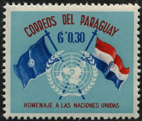 Paraguai - 1960 - Homenagem Nacoes Unidas - 0.30G