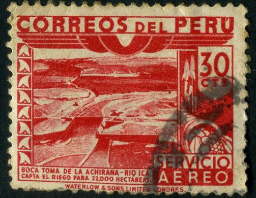 Peru - 1938 - Boca Toma Achirana - 30C