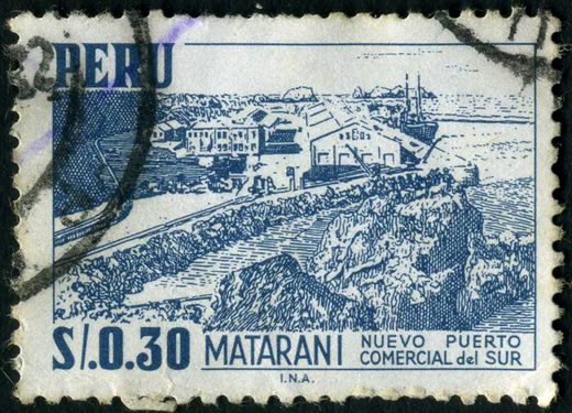 Peru - 1952 - Matarani Puerto Comercial - 0.30S