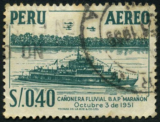 Peru - 1952 - Canonera BAP Maranon - 0.40S