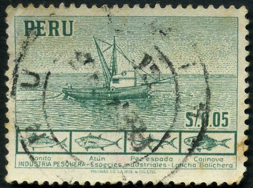 Peru - 1952 - Industria Pesquera - 0.05S
