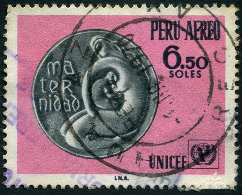 Peru - 1964 - UNICEF Maternidad - 6.50S