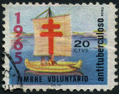 Peru - 1965 - Antituberculoso Timbre Voluntario - 20C