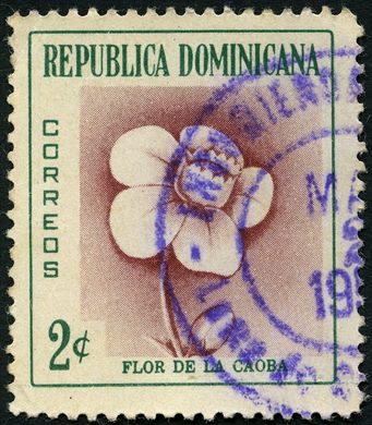 Republica Dominicana - 1957 - Flor de la Caoba - 7C