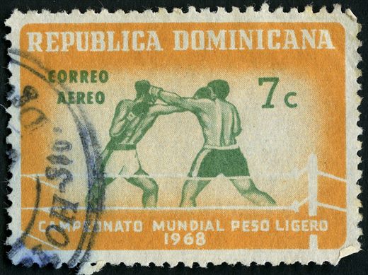 Republica Dominicana - 1968 - Campeonato Mundial Boxe Peso Ligeiro - 7C