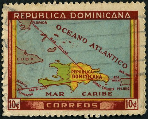 Republica Dominicana - Sem Data - Mapa das Antilhas - 10C