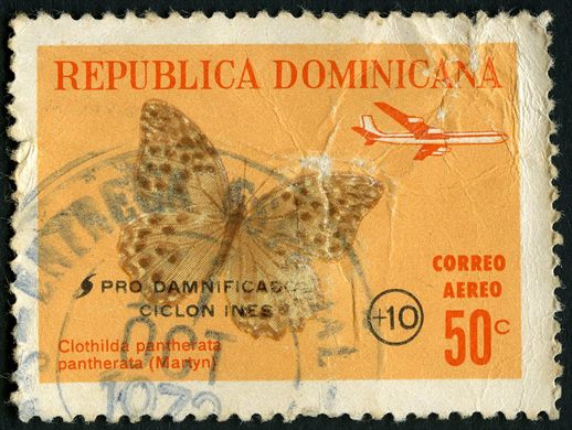 Republica Dominicana - Sem Data - Pro Damnificados Ciclone Ines - 50C Plus 10C
