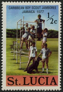 Santa Lucia - 1977 - Jamboree Escuteiro Caraibas - 2C