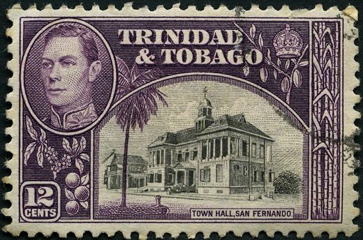 Trindade e Tobago (Colonia britanica) - 1938 - Town Hall San Fernando - 12C