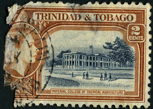 Trindade e Tobago (Colonia britanica) - 1953 - QEII Imperial College of Tropical Agriculture - 2C