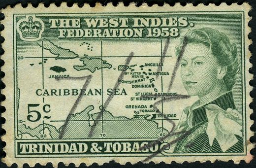 Trindade e Tobago (Colonia britanica) - 1958 - Federacao das Indias Ocidentais - 5C