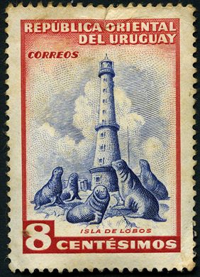 Uruguai - 1954 - Isla de Lobos - 8C