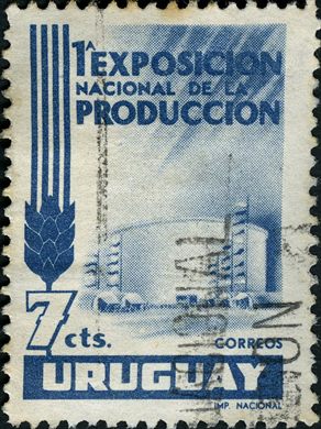 Uruguai - 1956 - Primeira Exposicao Nacional da Producao - 7C