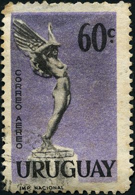 Uruguai - 1959 - Diosa Alada Boiso Lanza - 60C