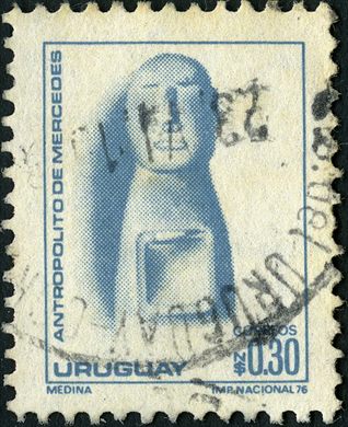 Uruguai - 1976 - Artefactos Indigenas Punta de Lanza - N.20