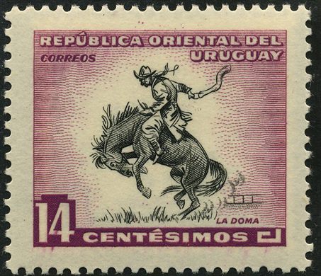 Uruguai - Sem Data - La Doma Gaucho Lilas - 14C