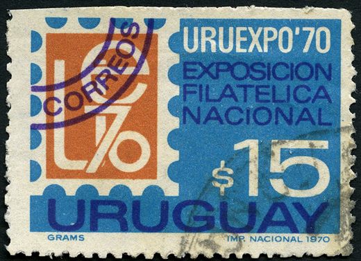 Uruguai - Sem Data - Correio Aereo Aviao e Diligencia - 50C