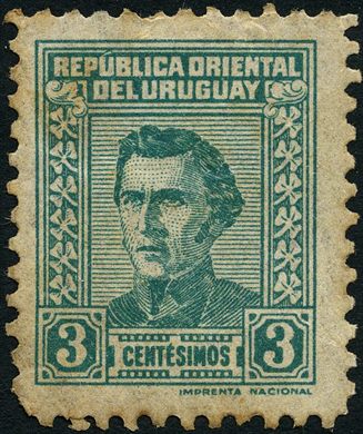 Uruguai - Sem Data - Definitivo Artigas Castanho - 5C