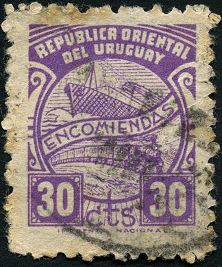 Uruguai - Sem Data - Encomiendas - 30Cts