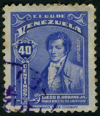 Venezuela (Estados Unidos) - 1948 - Diego B Urbaneja - 40C