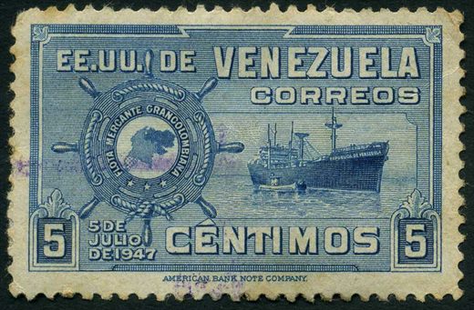 Venezuela (Estados Unidos) - 1948 - Flota Mercante Grancolombiana - 5C