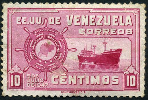 Venezuela (Estados Unidos) - 1948 - Flota Mercante Grancolombiana - 10C