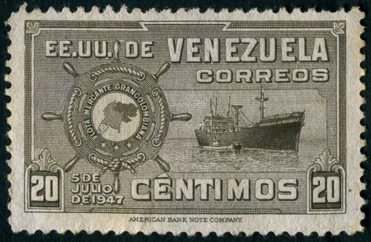 Venezuela (Estados Unidos) - 1948 - Flota Mercante Grancolombiana - 20C