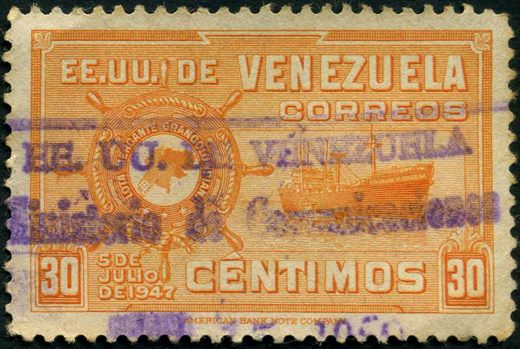 Venezuela (Estados Unidos) - 1948 - Flota Mercante Grancolombiana - 30C