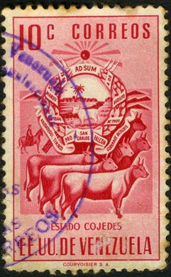 Venezuela (Estados Unidos) - 1951 - Brasao dos Estados - Cojedes - 10C